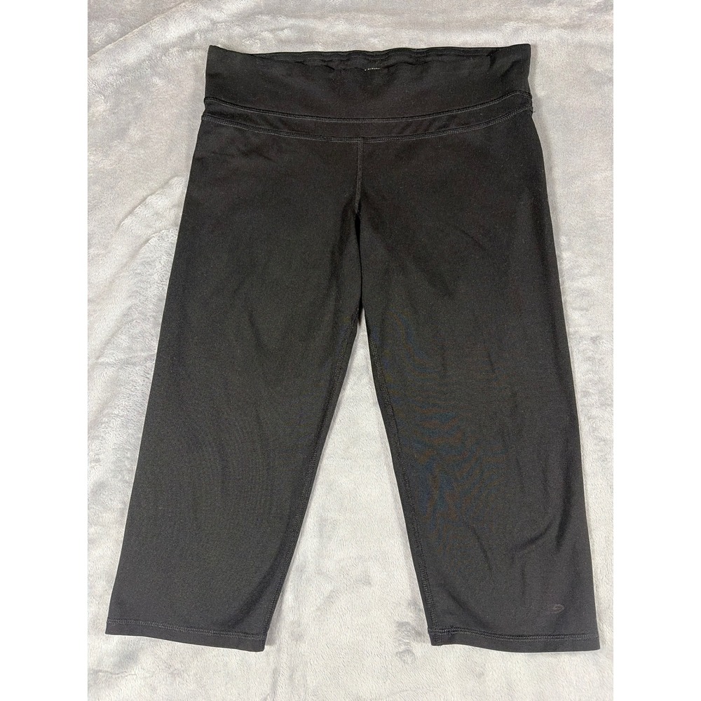 Champion C9 Womens Black Capri Leggings Size M Athletic Yoga Pants P9971-AWZ